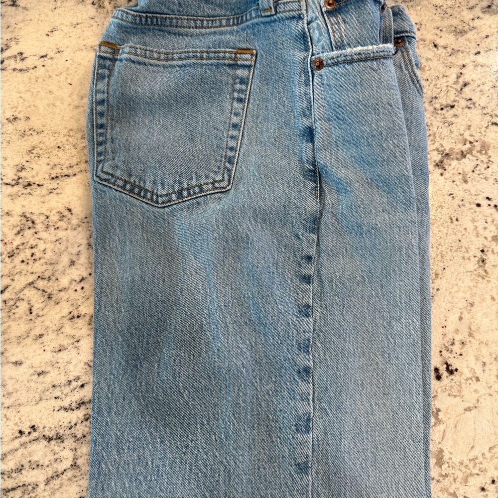 Abercrombie & Fitch Light Blue Baggy Jeans